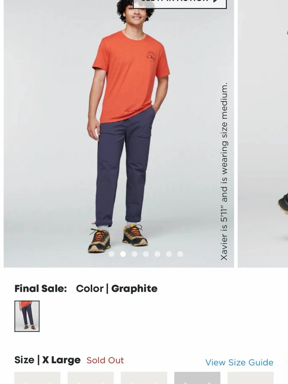Men’s Cotopaxi Subo Pant in Graphine